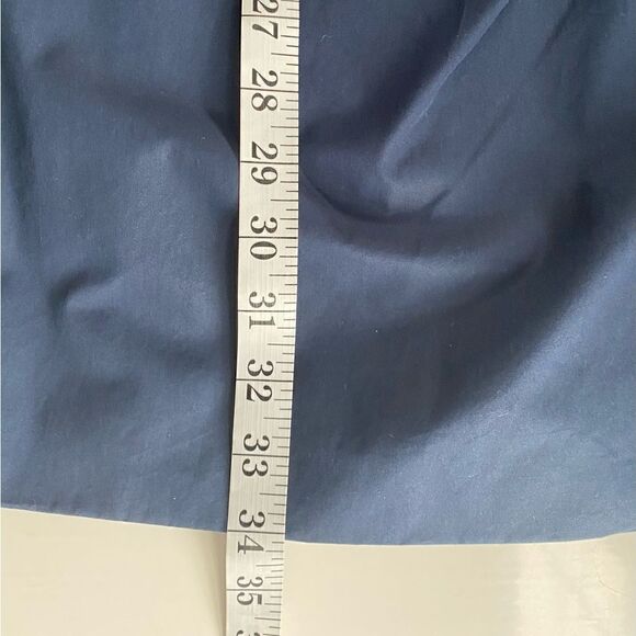 J. Crew Navy V -Neck Wrap Mini Dress Size 2 business casual excellent condition - Picture 7 of 11
